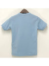 Kids 30/1 Cotton Jersey Short Sleeve T-Shirt Blue - STONE ISLAND - BALAAN 3