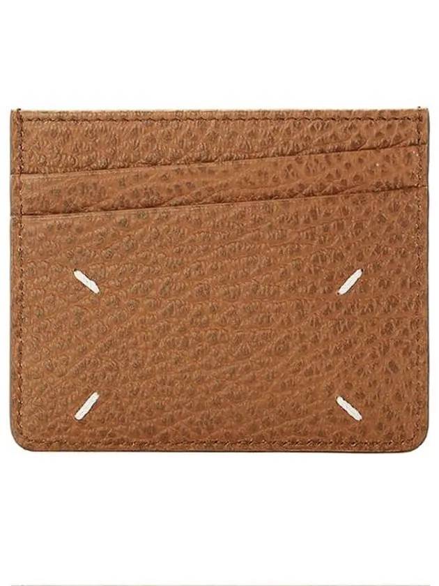 Four Stitch Card Wallet Brown - MAISON MARGIELA - BALAAN 1