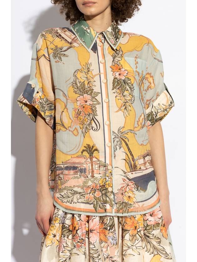 Zimmermann Shirt With Pocket, Women's, Multicolour - ZIMMERMANN - BALAAN 3