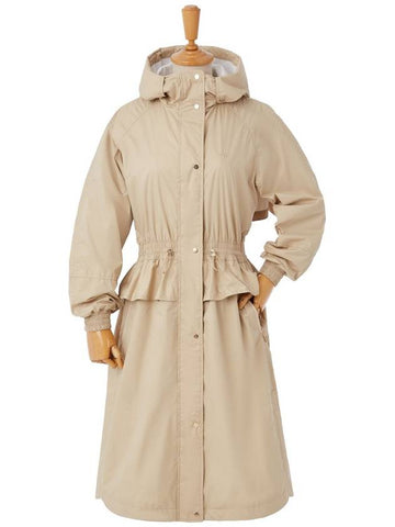 PEPLUM RAINCOATBEIGE - AOW - BALAAN 1