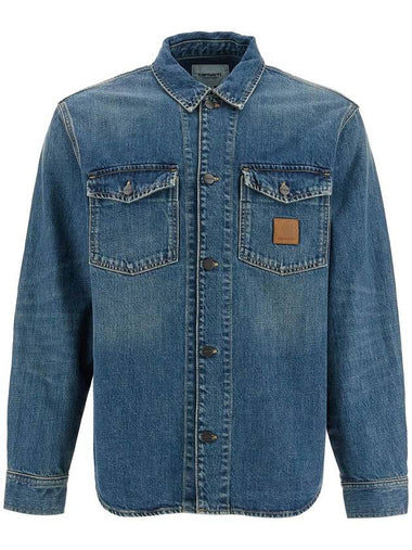 lincoln denim shirt for men - CARHARTT WIP - BALAAN 1