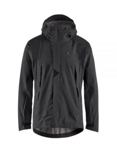 Men's Asynja Waterproof Hooded Zip-Up Jacket Raven - KLATTERMUSEN - BALAAN 2