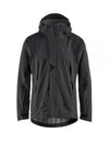 Men's Asynja Waterproof Hooded Zip-Up Jacket Raven - KLATTERMUSEN - BALAAN 1