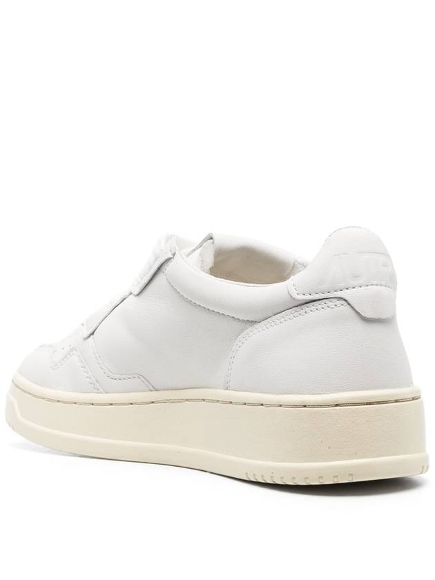 Medalist Goatskin Low Top Sneakers White - AUTRY - BALAAN 4