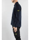 Wappen Patch Double Pocket Cotton Zip-Up Jacket Dark Navy - STONE ISLAND - BALAAN 6