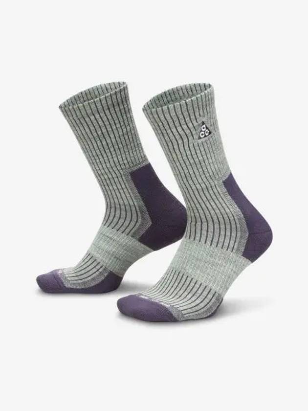 ACG Everyday Cushion Crew Socks 1 Pair Jade Horizon Dark Lacin Sea Foam FB3341 370 - NIKE - BALAAN 2