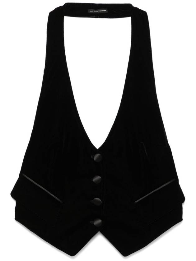 Tom Ford Velvet Tuxedo Open Back Waistcoat Clothing - TOM FORD - BALAAN 1