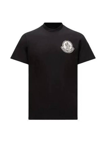 logo short sleeve t shirt 8C00004 83927 998 - MONCLER - BALAAN 1