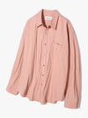 blending washing soft RN shirt indigo pink - INDUST - BALAAN 6