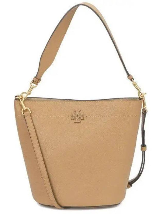 McGraw Logo Bucket Bag Beige - TORY BURCH - BALAAN 2