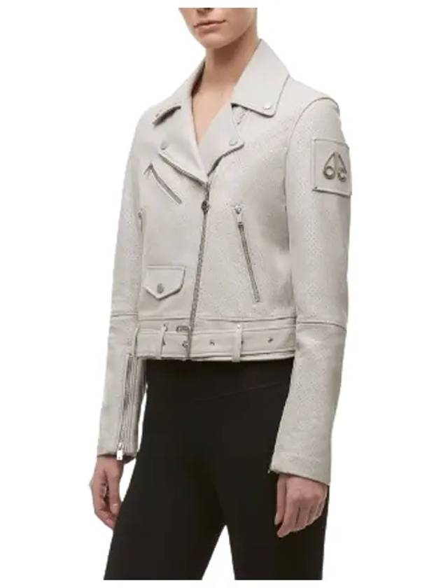 Jones Biker Jacket Grey - MOOSE KNUCKLES - BALAAN 2