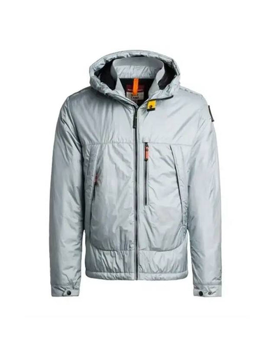 Nivek Short Down Padded Zip-up Jacket Sky Grey - PARAJUMPERS - BALAAN 1