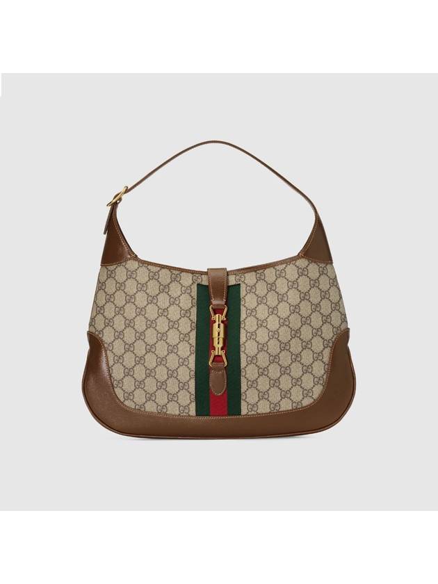 Women's Jackie 1961 GG Supreme Canvas Medium Shoulder Bag Beige - GUCCI - BALAAN 2