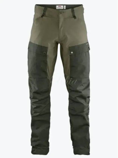 Men s Keb Long Trousers Buckwheat Brown Dark Grey - FJALL RAVEN - BALAAN 2