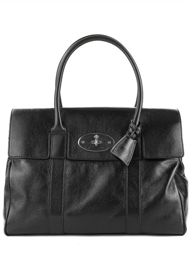 Bayswater Calf Leather Tote Bag Black - MULBERRY - BALAAN 2