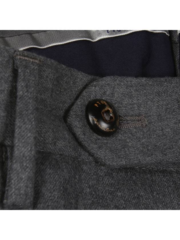 Slim fit wool cotton brown pants - PT TORINO - BALAAN 6