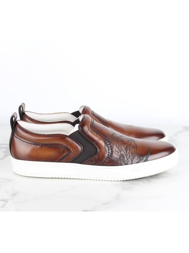 Strip Toe Leather Slip On 9 5 285 - BERLUTI - BALAAN 7