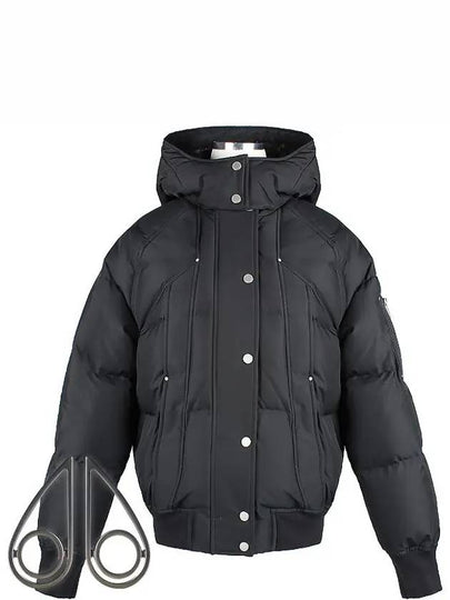 Troy Cloud Hooded Padded Black - MOOSE KNUCKLES - BALAAN 2