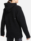 Fleece Hoodie Black - NIKE - BALAAN 3