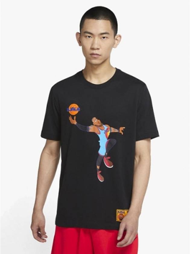 01DH3832010X LebronSpace Jam TshirtBlack - NIKE - BALAAN 1