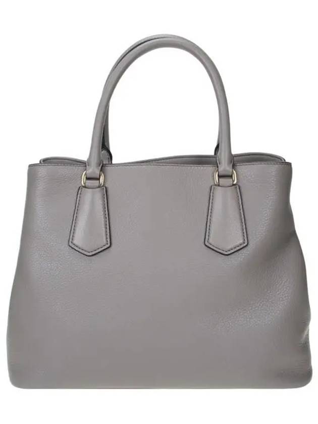 Vitello Tote Bag Grey - PRADA - BALAAN.