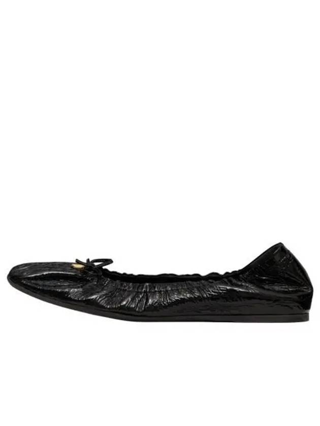 V Logo Signature Flats Black - VALENTINO - BALAAN 2