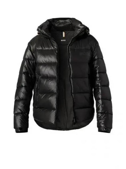 Lightweight Down Comfort Puffer Jacket Black - HUGO BOSS - BALAAN 2