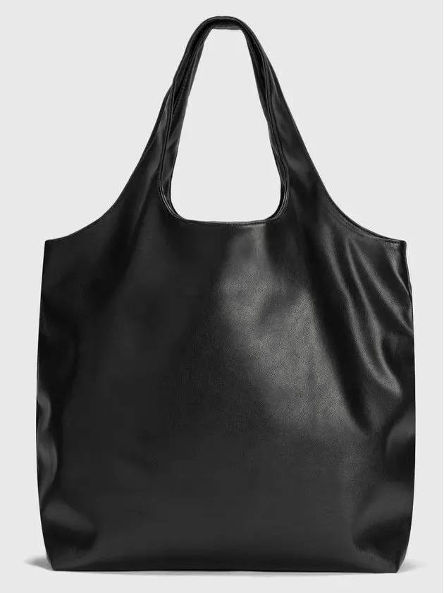 Ninon Small Recycled Leather Tote Bag Black - A.P.C. - BALAAN 6