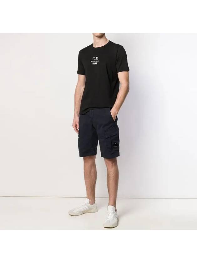 Men's Lens Bermuda Cargo Shorts Navy - CP COMPANY - BALAAN 4