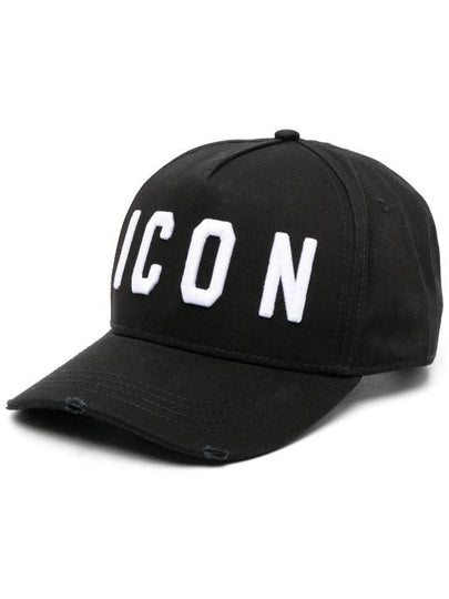 Branded Baseball Cap Men's Black - DSQUARED2 - BALAAN 2