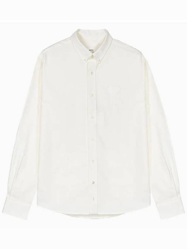 Men's Alexandre Mattiussi Long Sleeve Shirt White - AMI - BALAAN 2