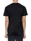 Logo Patch Short Sleeves T-Shirt Black - STONE ISLAND - BALAAN 5