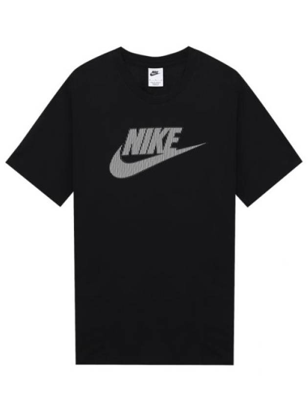 Sportswear Hybrid Short Sleeve T-Shirt Black - NIKE - BALAAN 2