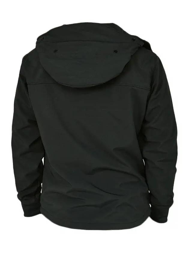 Men's Shell R Goggles Hooded Jacket Black - CP COMPANY - BALAAN 4