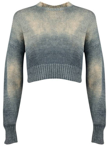 Roberto Collina Blue Shaded Sweater - ROBERTO COLLINA - BALAAN 1