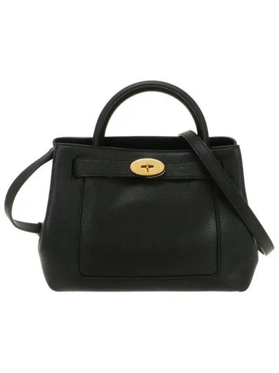 Silky Calf Small Tote Bag Black - MULBERRY - BALAAN 2