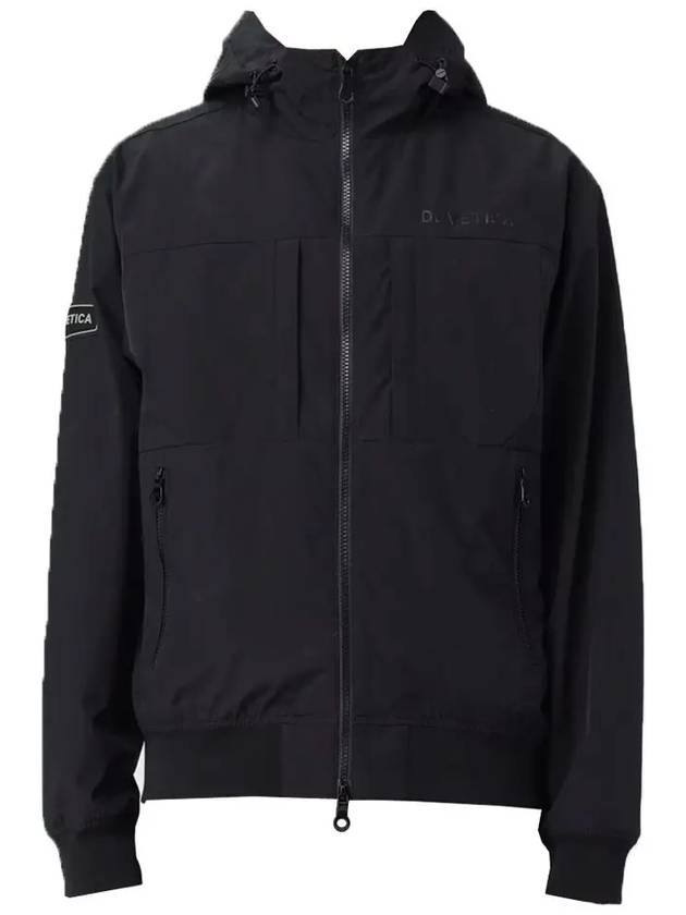 Oisac Logo Patch Windbreaker Black - DUVETICA - BALAAN 3