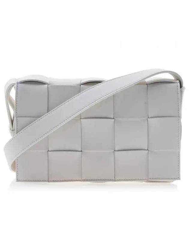 Intrecciato Cassette Cross Bag White - BOTTEGA VENETA - BALAAN 2