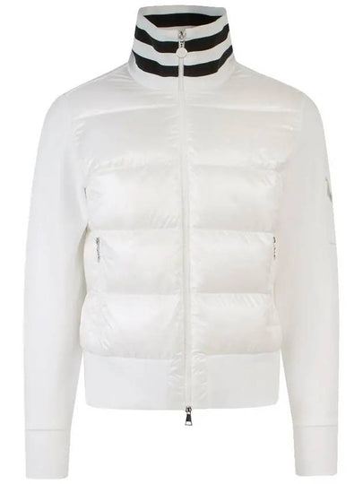 Logo Mix Padded Jacket White 8G000 01 899V9 033 - MONCLER - BALAAN 2