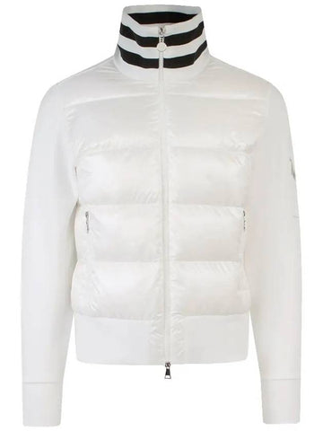 Logo Mix Padded Jacket White 8G000 01 899V9 033 - MONCLER - BALAAN 1