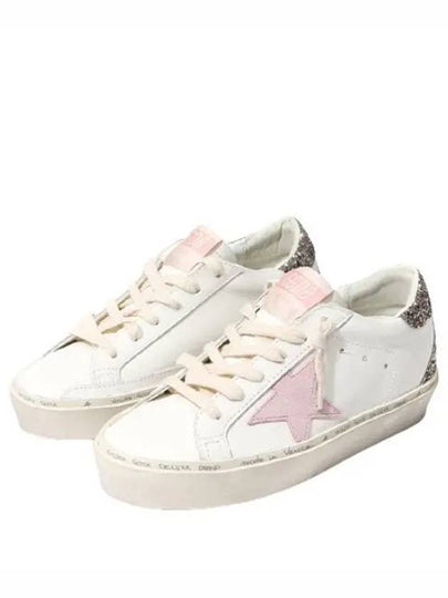 High Pink Star Glitter Low Top Sneakers White - GOLDEN GOOSE - BALAAN 2