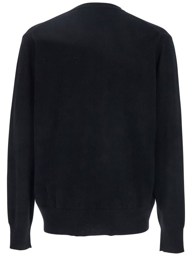 'Alex' Black Crewneck Sweater With Orb Logo Detail On The Front In Wool And Cashmere Woman - VIVIENNE WESTWOOD - BALAAN 2