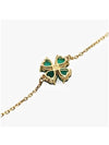 Idyllia Clover Charm Bracelet Gold Green - SWAROVSKI - BALAAN 5