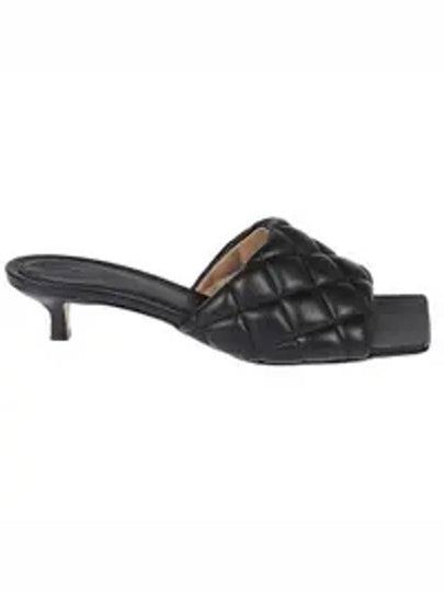 Padded Leather Mule Black - BOTTEGA VENETA - BALAAN 2