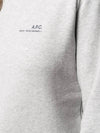 Item Logo Sweatshirt Grey - A.P.C. - BALAAN 3