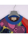 Men s Bear Pattern Crew Neck Knit Sweater 741902 XKC7R 8050 - GUCCI - BALAAN 3