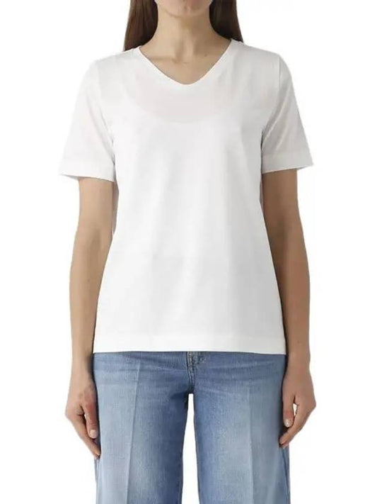 QUITO 007 Vneck short sleeve tshirt - MAX MARA - BALAAN 2