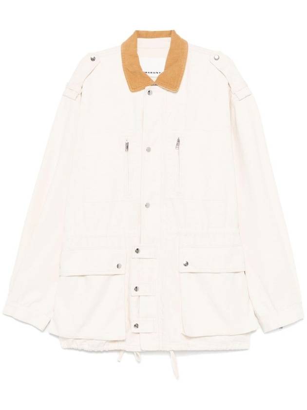 Eloan Cotton Single Coat Brown - ISABEL MARANT - BALAAN 2