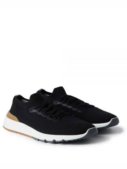 Knit Running Sneakers Black - BRUNELLO CUCINELLI - BALAAN 2