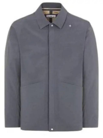 Stellina 3L Nylon Shirt Jacket Grey - STONE ISLAND - BALAAN 2